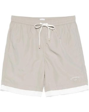 Eleventy Bañador Con Cordones - Blanco