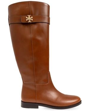 Tory Burch T Lock ロングブーツ - ブラウン
