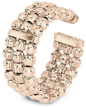 Desmo Anillo Crystal De Tres Filas - Neutro