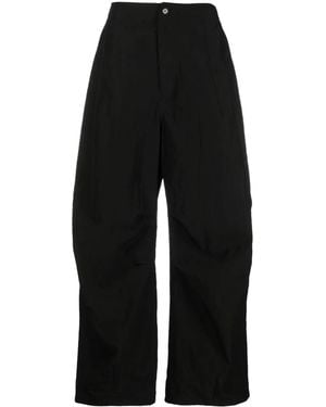 Amomento Ripstop Fatigue Wide-Leg Pants - Black