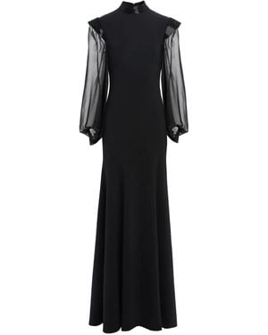 Jenny Packham Isabelle Maxikleid - Schwarz