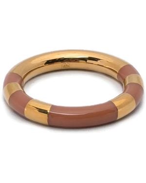 Aurelie Bidermann Ring Verfraaid Met Strepen - Wit