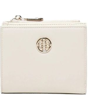 V73 Portafoglio Con Placca Logo - Neutro