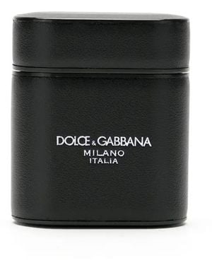 Dolce & Gabbana Logo Ear Pods Case - Black