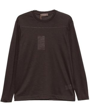 FILIPPO DE LAURENTIIS Camiseta De Manga Larga - Marrón