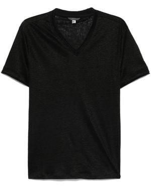 John Varvatos リネン Tシャツ - ブラック