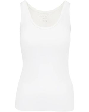 Majestic Filatures Ribbed Tank Top - White