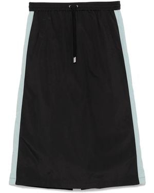 Maison Kitsuné Flash Fox Long Skirt - Black