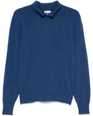 Doppiaa Albano Sweater - Blue