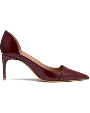 Malone Souliers Crawford Pointed-Toe Court Shoes - Red