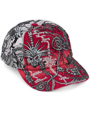 Supreme Cappello Da Baseball Con Ricamo - Rosso
