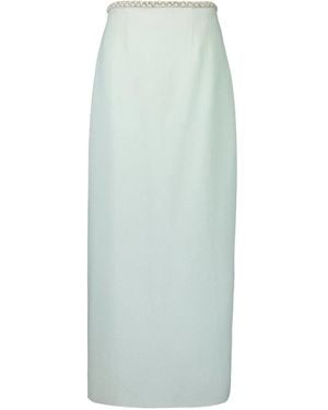 Adam Lippes Perry Embellished Midi Skirt - グリーン