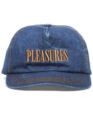 Pleasures Zig Zag Denim Cap - Blue