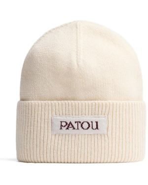 Patou Gorro con parche del logo - Neutro