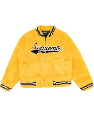 Supreme Varsity Bomber Jacket - Yellow