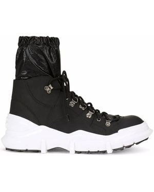 Dolce & Gabbana Lace-Up Boot For - Black
