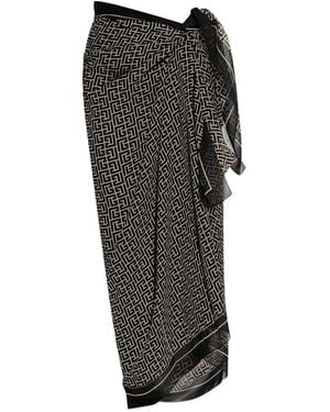 Balmain Paréo À Motifs - Black