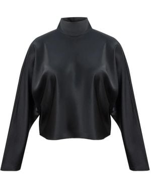 Occleus Tonya Long-Sleeve Blouse - Black
