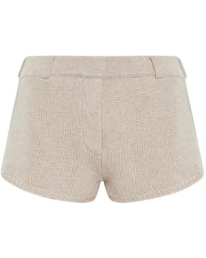 Lisa Yang Annora Knitted Shorts - White