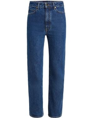 KHAITE The Abigail Straight-Leg Jeans - Blue