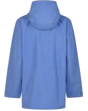 Patagonia Hooded Button-Fastening Jacket - Blue