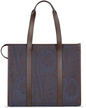 Etro Paisley Tote Bag - Blue