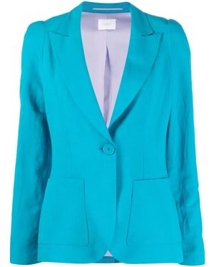 ..,merci Blazer À Simple Boutonnage - Bleu