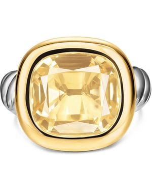 David Yurman Bague Mercer Sertie De Citrine - Metallic