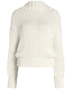 Proenza Schouler Drapierter Alexandra Pullover - Weiß
