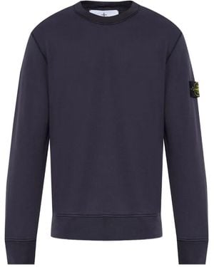 Stone Island Compass-Patch Sweatshirt - Blue