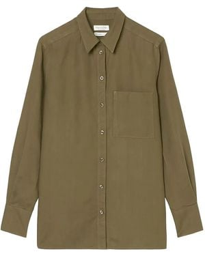 Marc O' Polo Button-Up Long-Sleeve Shirt - Green