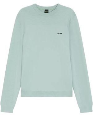 BOSS Long-Sleeve Jumper - Blue