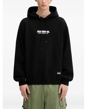 Neighborhood ロゴ スウェットパーカー - ブラック