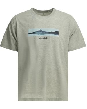 Montbell Wickron T Fuji T-Shirt - Grey