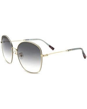 Missoni Geometric-Frame Sunglasses - White