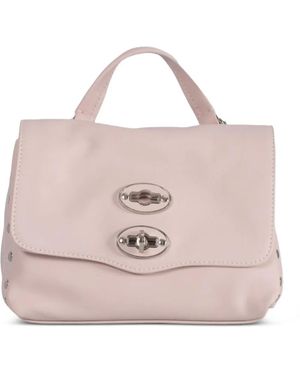 Zanellato Postina Baby Leather Tote Bag - Pink