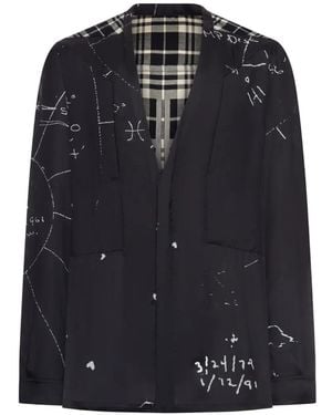 Rick Owens Larry Plaid Shirt - Black