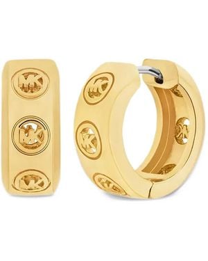Michael Kors Ohrringe Mit Logo - Mettallic