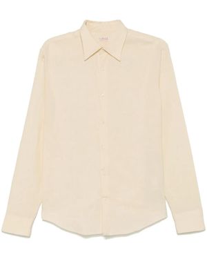 Fursac Straight-Collar Shirt - Natural