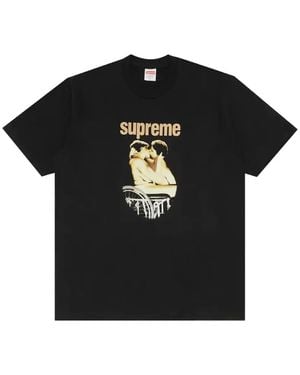 Supreme Kiss Graphic-Print T-Shirt - Black