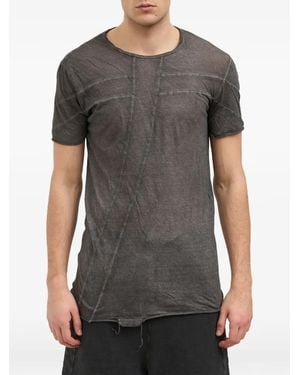 MD75 Exposed-Seam T-Shirt - Gray