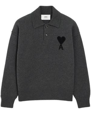 Ami Paris Ami De Coeur スウェットシャツ - ブラック