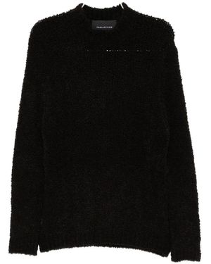 Tagliatore Roll-neck fluffy jumper - Schwarz