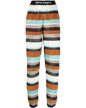Palm Angels Rust Pants Acetate, Viscose, Metal Fiber, Polyamide, Elastane - Multicolor