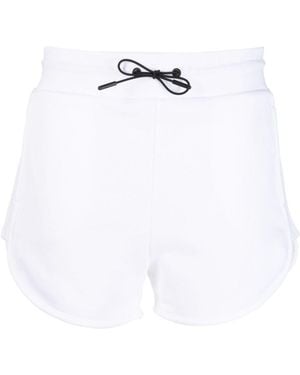 Rossignol Logo-Patch Cotton Shorts - White