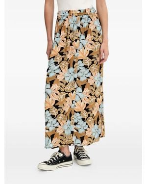 Rip Curl Minirock Mit Blumen-Print - Weiß