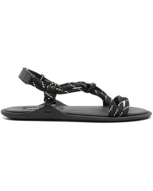 Miu Miu Sandales Nastro - Noir