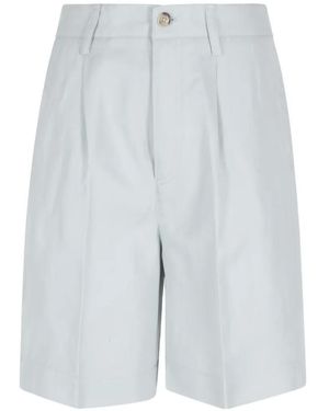 Woolrich Pleated Shorts - Blue