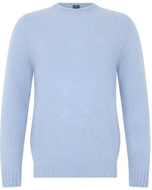 Fedeli Crew-Neck Jumper - Blue