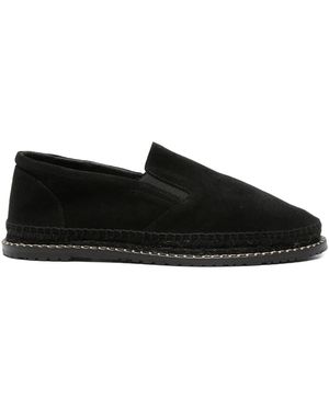Castañer Suede Espadrilles - Black